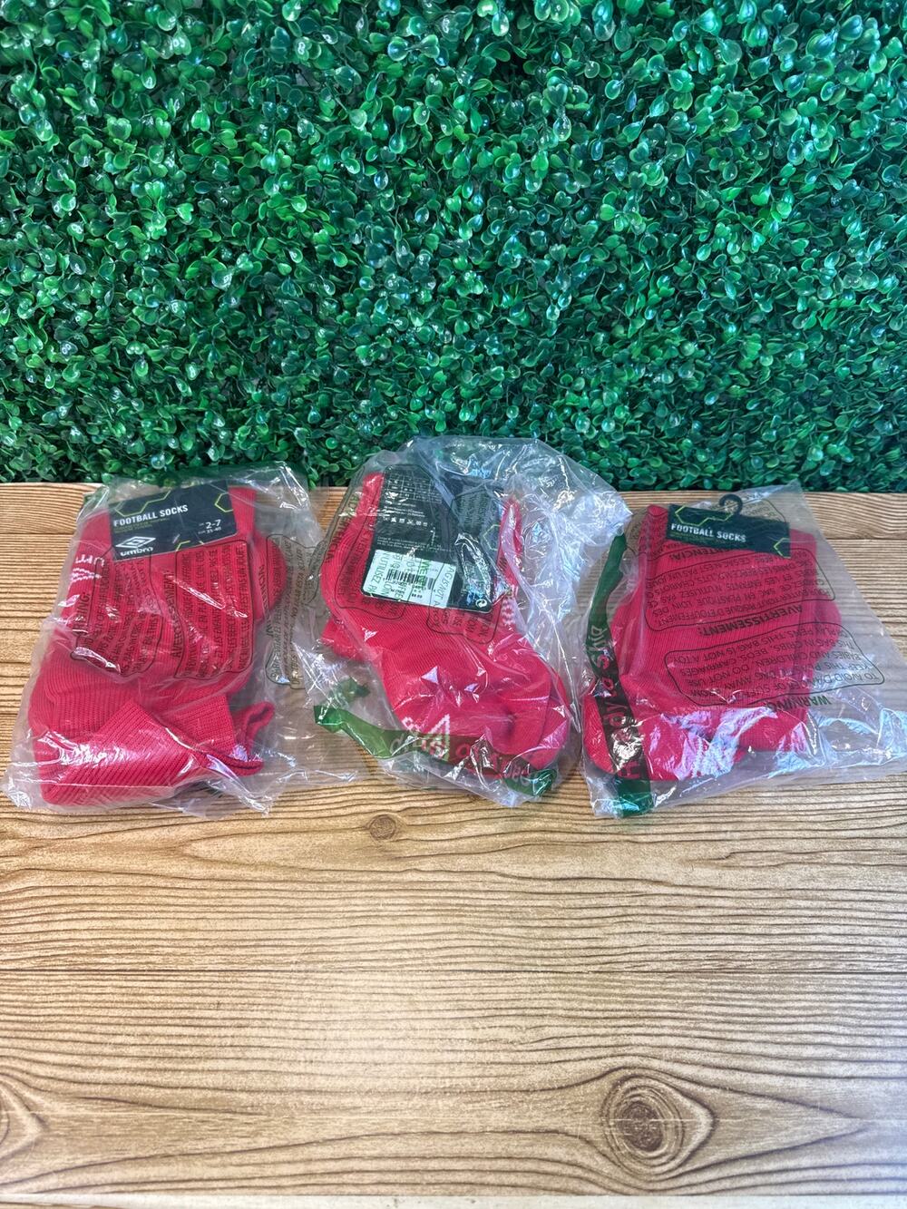 New Bundle  3 Red  Umbro Soccer Socks  Umbro Football Youth Club Socks